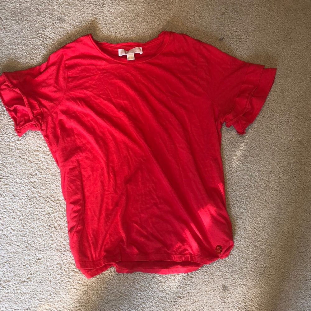 Micheal Khors Textured sleeve shirt